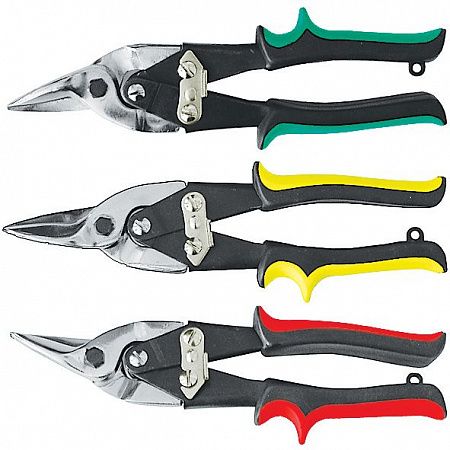 Ножницы по металлу "Aviation" усиленные прорезиненные,левые  250 мм FIT на сайте Стройсервис
