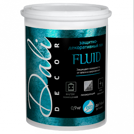 Лак Dali-Decor Fluid защитно-декоративный 0,9л на сайте Стройсервис
