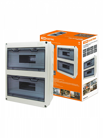 Бокс ЩРН-П-24 модулей навесной пластик IP65 TDM на сайте Стройсервис
