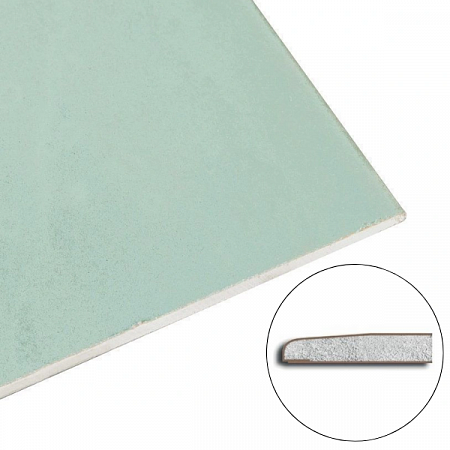 Гипсокартон влагостойкий 9,5*1200*2500мм Гипсополимер на сайте Стройсервис
