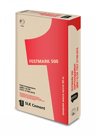 Цемент FESTMARK 500 I 42.5 H 35кг Сухой Лог на сайте Стройсервис
