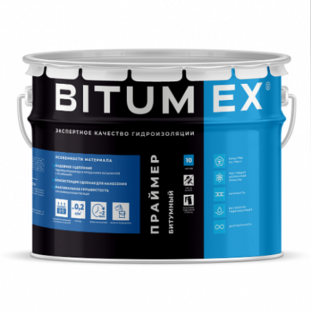 Праймер битумный BITUMEX 10кг  на сайте Стройсервис
