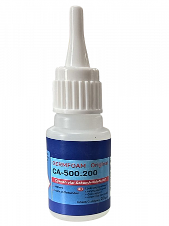 Клей секундный GERM FOAM CA-500.200 -12 20гр на сайте Стройсервис
