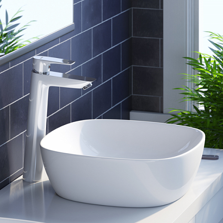 Смеситель для умывальника CLOUD CLOSB01i01 белый высокий IDDIS