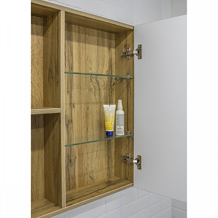 Шкаф-зеркало Craft 60 левый/правый DCr2203HZ Домино (5)