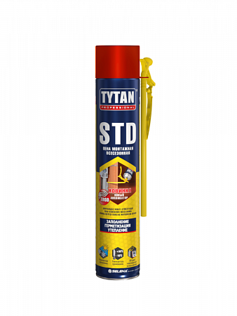 Пена монтажная всесезонная Tytan Professional STD ЭРГО 750мл на сайте Стройсервис

