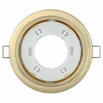 Светильник встраиваемый под лампу GX53 золото на сайте Стройсервис
