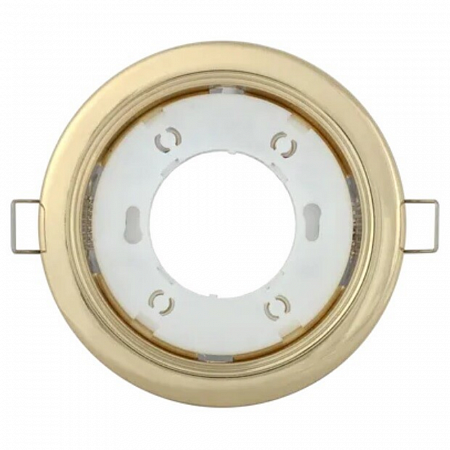 Светильник встраиваемый под лампу GX53 золото на сайте Стройсервис
