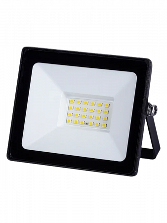 Прожектор светодиодный СДО-04-020Н-Ф (с фотореле) 20Вт 6500К IP65 черный Народный TDM Electric на сайте Стройсервис
