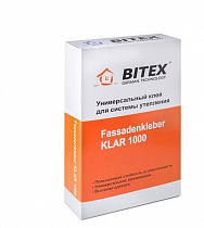 Универсальный клей для системы утеплений Bitex Fassadenkleber KLAR 1000, 25кг на сайте Стройсервис
