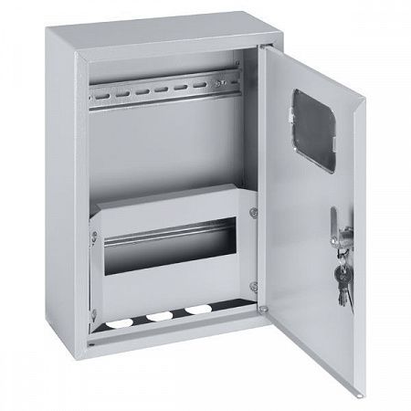 ЩРУН-1/ 9Э IP31-корпус навесной мет. замок, окно, DIN-рейка h360x255x110 TDM НАРОДНЫЙ на сайте Стройсервис
