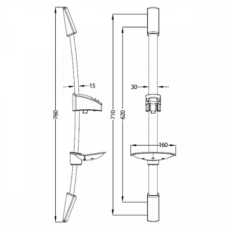 Душевая стойка Optima Home A30311 IDDIS