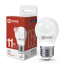 Лампа светодиодная LED-Шар-VC 11Вт естеств. бел. 230В 4000К IN HOME на сайте Стройсервис
