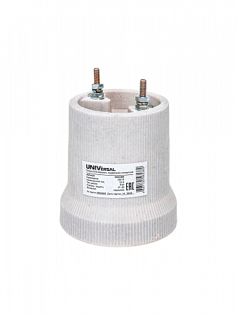 Патрон электрический E40 керамич. подвесной 16А 250В на сайте Стройсервис
