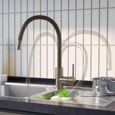 Смеситель для кухни KITCHEN 360 сатин K36BNJ0i05 IDDIS
