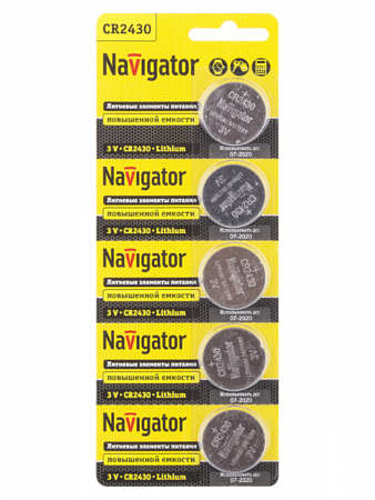 Э/п Navigator CR2430 BL5 94781 на сайте Стройсервис
