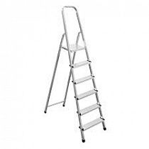 Стремянка 6 ступеней алюминиевая  на сайте Стройсервис
