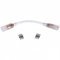 Ecola Коннектор 220V 14x7 гибкий соединитель лента-лента 4-х конт RGB SCVM14ESB на сайте Стройсервис
