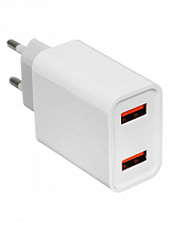 Сетевое зарядное устройство GP2U 2xUSB, 5V/2.4А белый GoPower на сайте Стройсервис
