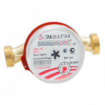 Счётчик воды универсальный Ду15 в комплекте ЭКВАТЭЛ на сайте Стройсервис
