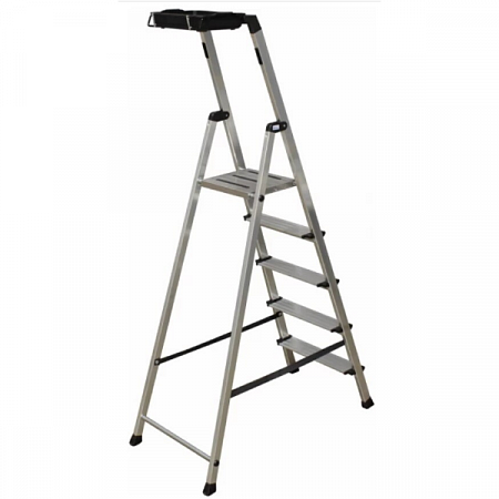 Стремянка 5 ступеней универсальная Krause MONTO SECURY (2)