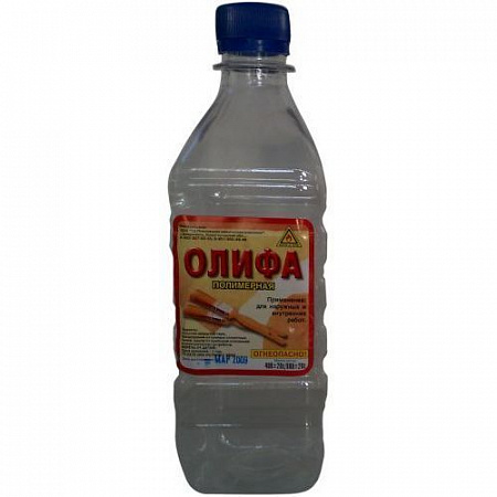 Олифа полимерная 0,5л (ХозДвор) на сайте Стройсервис

