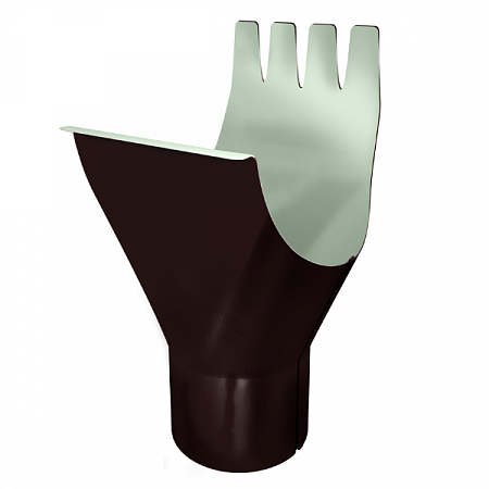 Воронка Optima 125/90мм RAL 8017 шоколад на сайте Стройсервис
