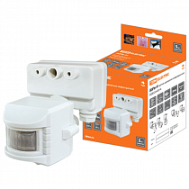 Датчик движения настенный 1100Вт IP44 12м 5-480с 120гр. ДДПр-01 TDM на сайте Стройсервис
