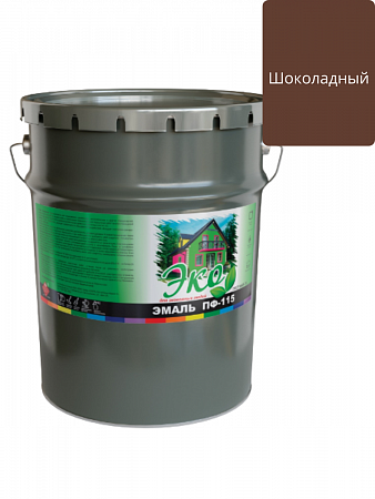 Эмаль ПФ-115 ЭКО шоколадная фас 20 кг на сайте Стройсервис
