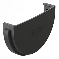 Заглушка желоба Docke STANDARD 120мм Серый на сайте Стройсервис
