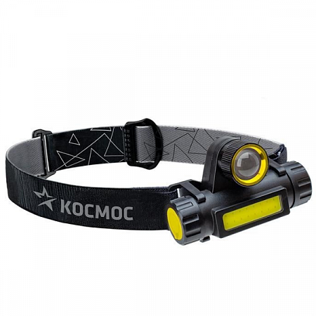 Фонарь налобный с зумом 3Вт ХРЕ 3Вт СОВ литий 1200mAh КОСМОС KocH103WLith на сайте Стройсервис
