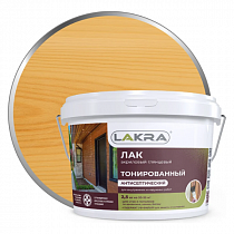 Лак в/д сосна с УФ-фильтром 2,5кг Лакра на сайте Стройсервис
