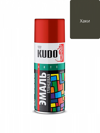 Аэрозоль- Эмаль алкидная универсальная Хаки 520мл КУДО *12 на сайте Стройсервис
