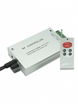 Ecola Аудиоконтроллер 12V 144W(24V 288W) 12A RGB c радиопультом управления (цветомузыка) RCM12AESB на сайте Стройсервис
