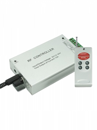 Ecola Аудиоконтроллер 12V 144W(24V 288W) 12A RGB c радиопультом управления (цветомузыка) RCM12AESB на сайте Стройсервис
