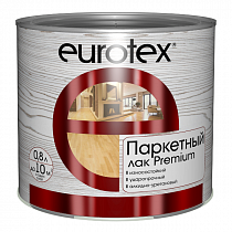 Eurotex - Premium (лак паркетный) полуматовый 0,8 л на сайте Стройсервис
