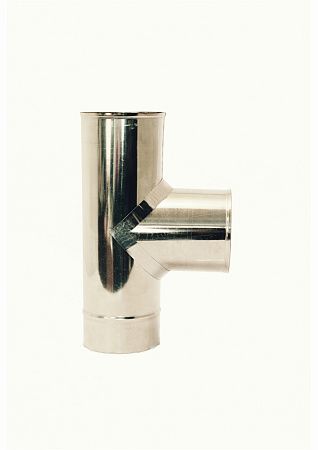 Тройник  90* d160мм 0,5мм нержавейка на сайте Стройсервис
