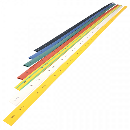 Трубка термоусадочная ТТУ 2/1 бел. 1м IEK UDRS-D2-1-K01 на сайте Стройсервис
