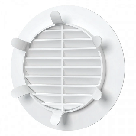 Решетка вентиляционная пласт. с фланцем 10RKL белый ERA (2)
