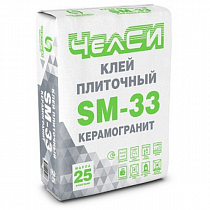 Клей для плитки, керамогранита ЧелСи-КЕРАМОГРАНИТ SM-33, С1 на сайте Стройсервис
