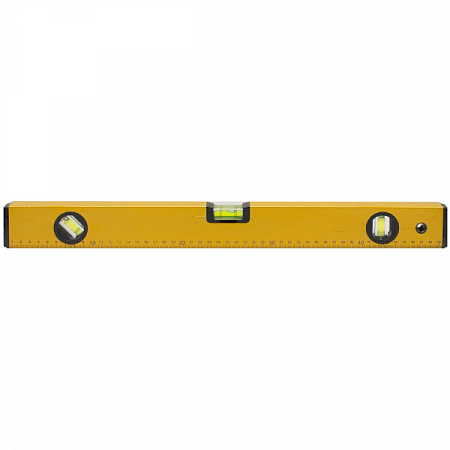 Уровень алюмин. 500мм «Стайл» усилен.корпус, 3 глазка, шкала 18205 FIT