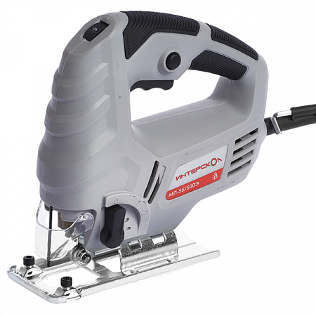 ИНТЕРСКОЛ Лобзик МП-55/500 Э (500Вт, регулировка оборотов, вес: 1,6кг, маятник, наибольшая глубина пропила в древесине: 55мм, замена пилок ключом, коробка) на сайте Стройсервис
