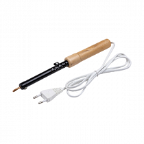 Паяльник ПД-100, ЭПСН, мощность 100Вт, 230В, деревянная ручка, плоское жало, "Гранит"  на сайте Стройсервис
