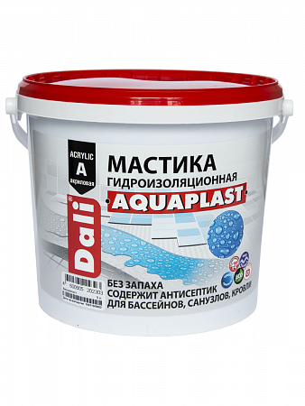 Мастика гидроизоляционная Аquaplast 5кг Dali (Дали) на сайте Стройсервис
