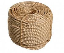 Веревка джутовая 16мм (1*бухта=50м) (эконом) на сайте Стройсервис

