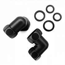 Соединение углов. г/г 1"х3/4" (Черный муар) INDIGO пара на сайте Стройсервис
