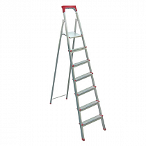 Стремянка 7 ступеней стальная Biber на сайте Стройсервис
