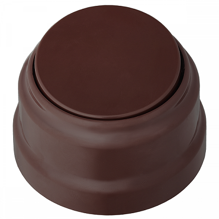 РЕТРО шоколад - выключатель 1-клавишный  6А О/У  СВЕТОПРИБОР на сайте Стройсервис
