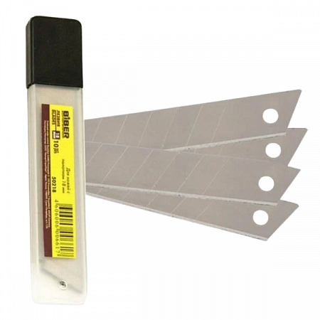 Лезвия сменные 18мм 50218 Biber на сайте Стройсервис
