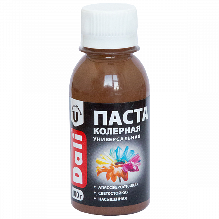"DALI" паста колерная 0,1 кг (коричневый) на сайте Стройсервис
